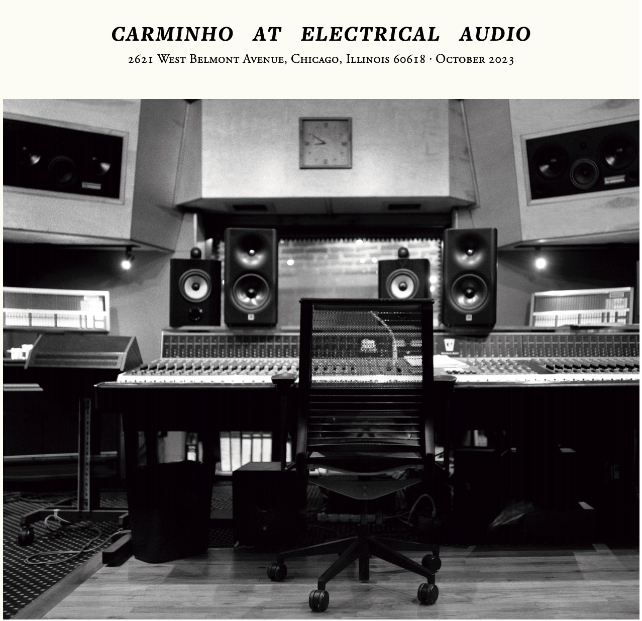 CARMINHO at Electrical Audio